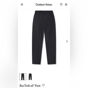 Outdoor Voices RecTrek 26” pants